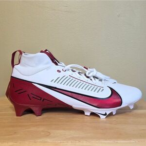Nike Vapor Edge Pro 360 2 TB P Football Cleats White Crimson Red FN7759-111 13
